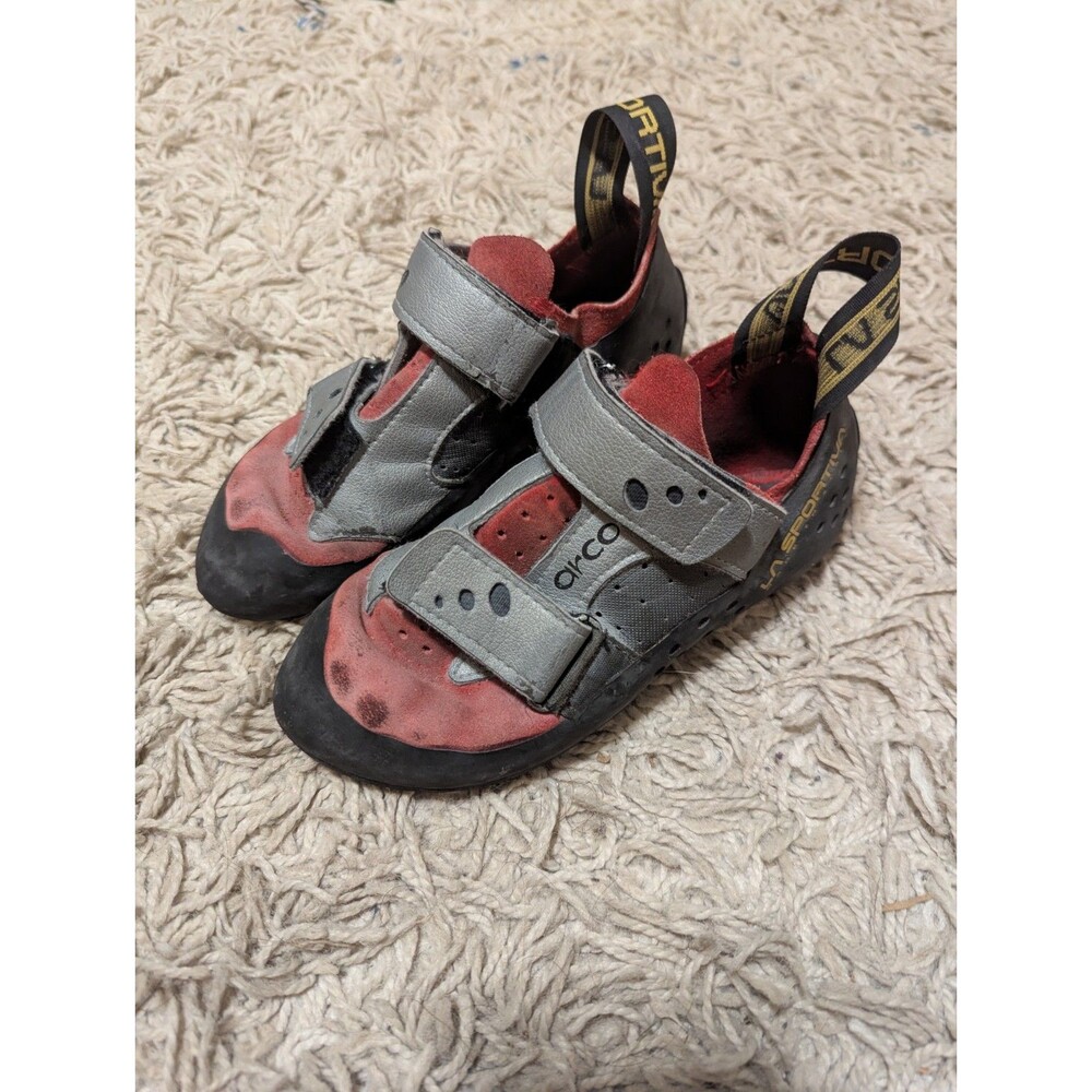La Sportiva Arco Climbing Shoes 34 EU US M 3 US W 4 Red Bouldering